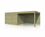 Gartenhaus QB II EXT 600x300 - 7202EXT300