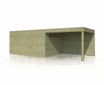 Gartenhaus QB III EXT 720x300 - 7203EXT300