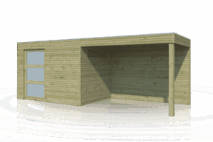 Gartenhaus QBS I EXT 600x210 - 7251IMPEXT300