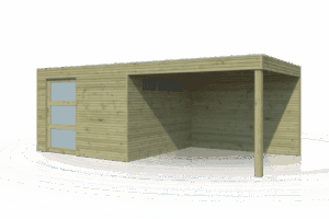 Gartenhaus QBS II EXT 600x300 - 7252IMPEXT300