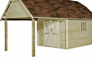 Gartenhaus Oxford 355x650 - 3504EXT